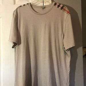 Men’s Tan Burberry T shirt XL